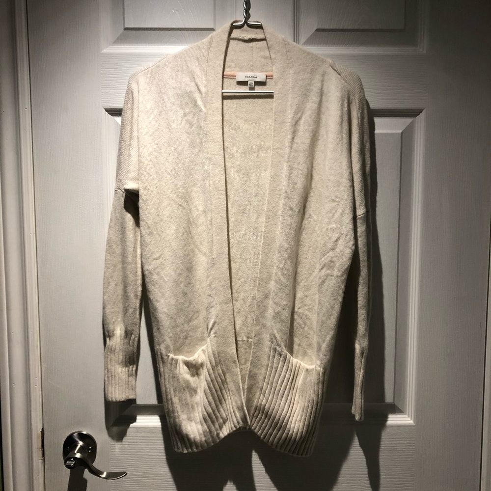 Aritzia Talula Cream Cardigan size XXS